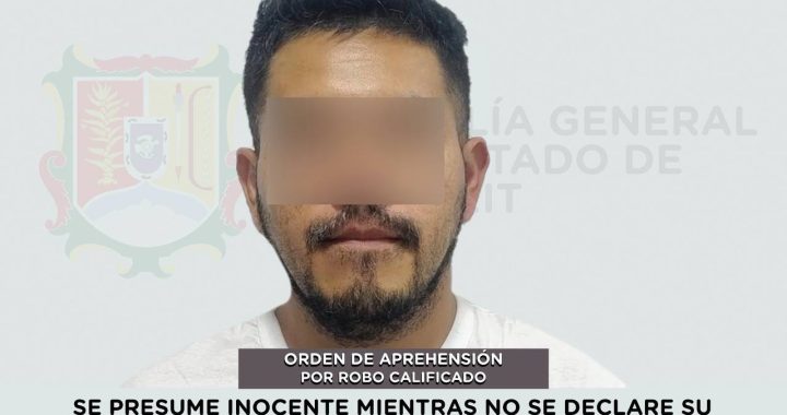 SE LE EJECUTA ORDEN DE APREHENSIÓN POR ROBO CALIFICADO.