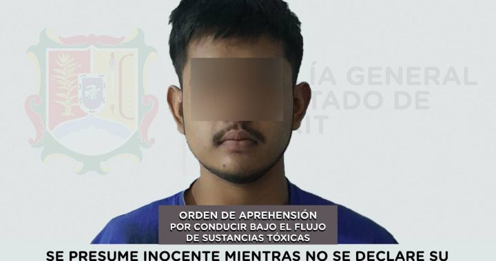 APREHENDIDO POR CONDUCIR BAJO LOS INFUJOS DE NARCÓTICOS.