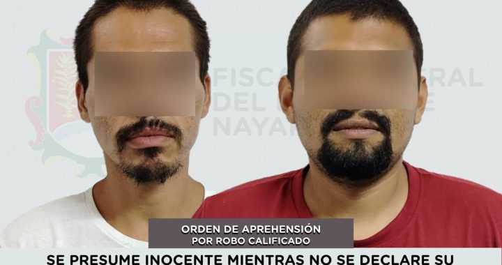 SE LES CUMPLIMENTA ORDEN DE APREHENSIÓN POR ROBO CALIFICADO.
