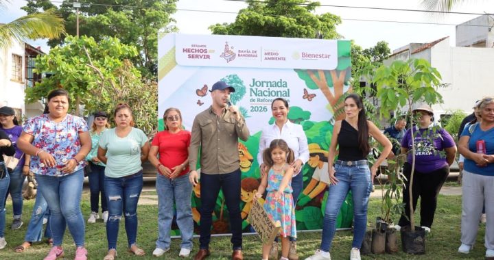 Bahía de Banderas se suma a la Jornada Nacional de Reforestación 2026.