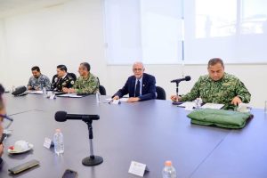 Miguel Ángel Navarro revisa resultados de julio para fortalecer la estrategia de seguridad en Nayarit.