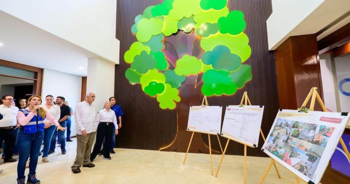 Miguel Ángel Navarro y Beatriz Estrada supervisan nueva sede del Centro de Atención del Espectro Autista en Tepic.
