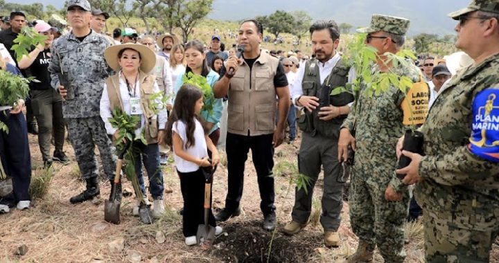 Encabezan Zoé Robledo y gobernador Eduardo Ramírez Jornada Nacional de Reforestación 2026 .
