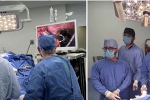 IMSS Veracruz operó con éxito a paciente con hernia diafragmática gigante.