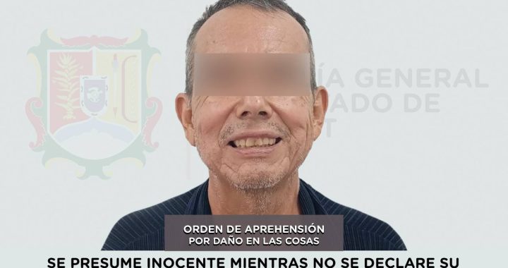 ES CAPTURADO PRESUNTO RESPONSABLE DE DAÑO EN LAS COSAS.