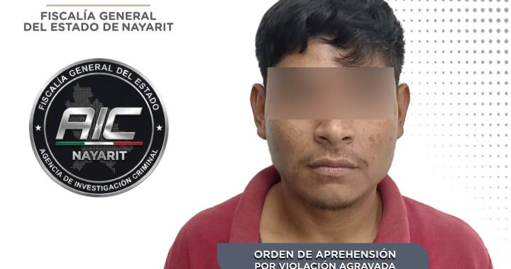 SE LE EJECUTA ORDEN DE APREHENSIÓN POR VIOLACIÓN AGRAVADA.