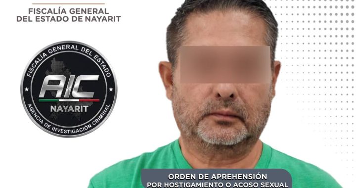 CAPTURADO EN TEPIC POR EL DELITO DE HOSTIGAMIENTO O ACOSO SEXUAL.