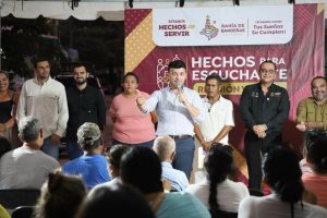 Israel Santillán fortalece el diálogo con vecinos de Mezcalitos con jornada “Hechos para Escucharte”.