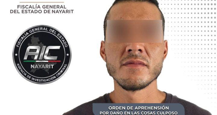 DETENIDO EN COMPOSTELA POR DAÑO EN LAS COSAS CULPOSO.