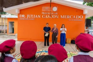 Beatriz Estrada impulsa la recreación en niños de nivel preescolar.