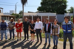 Israel Santillán mantiene el paso en obra pública y supervisa trabajos en Jarretaderas.