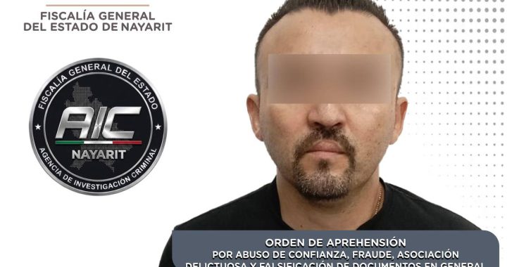 DETENIDO POR ABUSO DE CONFIANZA, FRAUDE, ASOCIACIÓN DELICTUOSA Y FALSIFICACIÓN DE DOCUMENTOS .