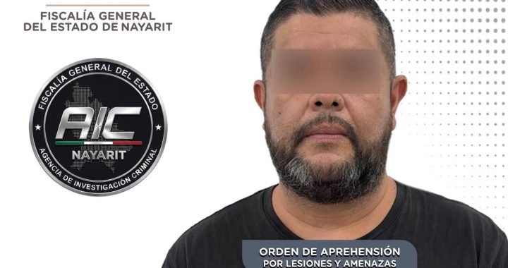 APREHENDIDO PRESUNTO RESPONSABLE DE LESIONES Y AMENAZAS.