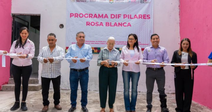 Beatriz Estrada inaugura segundo Centro DIF Pilares en el municipio de Jala .