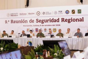 Miguel Ángel Navarro participa en la Novena Reunión de Seguridad Regional de los Tres Órdenes de Gobierno.