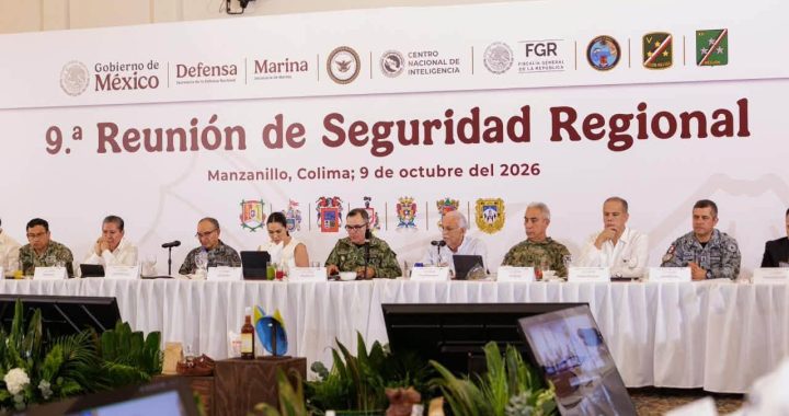 Miguel Ángel Navarro participa en la Novena Reunión de Seguridad Regional de los Tres Órdenes de Gobierno.