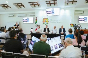 Miguel Ángel Navarro destaca finanzas sanas, seguridad y recuperación del patrimonio de Nayarit.