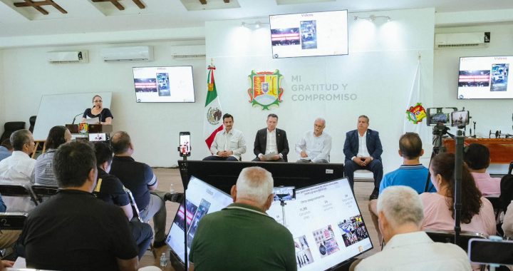 Miguel Ángel Navarro destaca finanzas sanas, seguridad y recuperación del patrimonio de Nayarit.