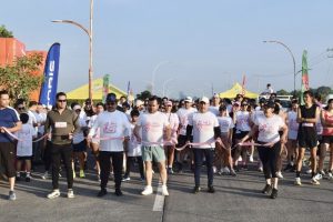 Promueve IMSS Nayarit la prevención del cáncer de mama con Carrera Rosa.