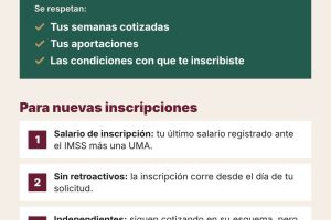 IMSS fortalece la contratación de la Modalidad 40 sin afectarderechos de las personas inscritas.