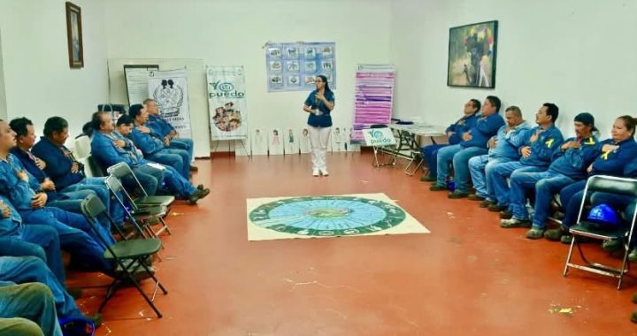 Promueve IMSS Nayarit estilos de vida saludables entre trabajadores del Ingenio de Puga.