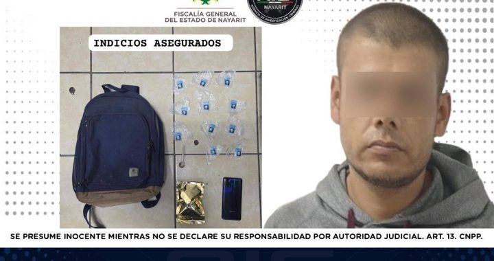 CAPTURADO POR POSESIÓN DE PSICOTRÓPICOS Y ESTUPEFACIENTES.
