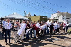 Blanca Simancas Arranca Obra muy esperada en la colonia Ferrocarrileros.